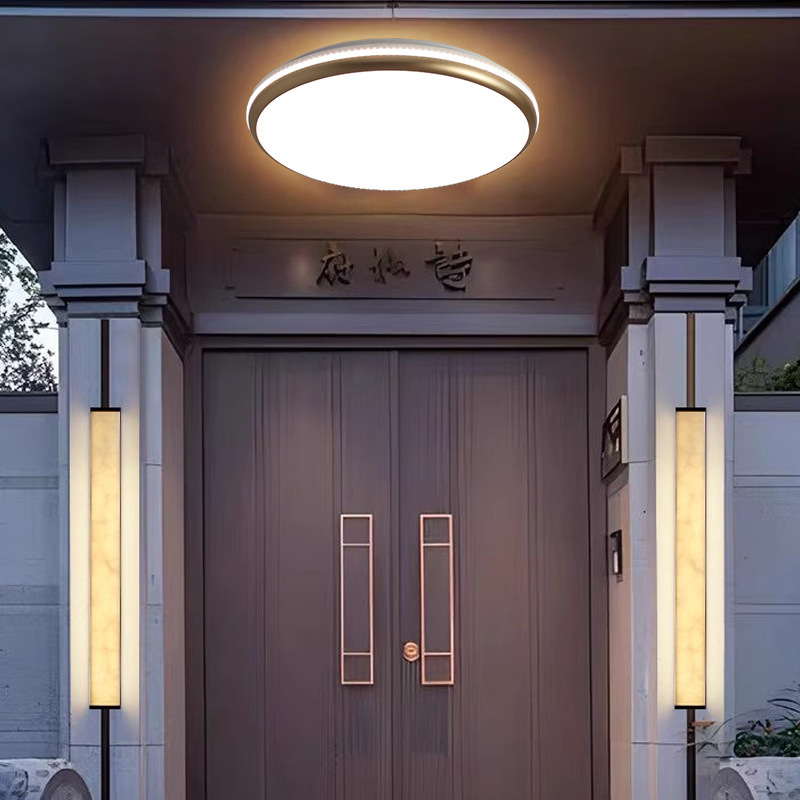 Rural Self-Built House Eaves Balcony Lights Gate Courtyard Entrance Lights Stair Lights Outdoor Corridor Aisle Ceiling Lights