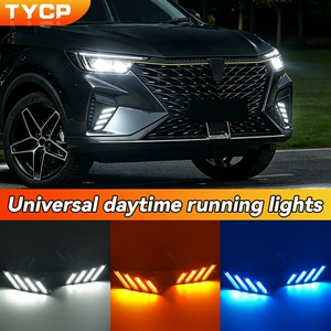 Universal DRL, Dörd Mustang Tərzi LED Axan Dönmə Siqnalı ilə