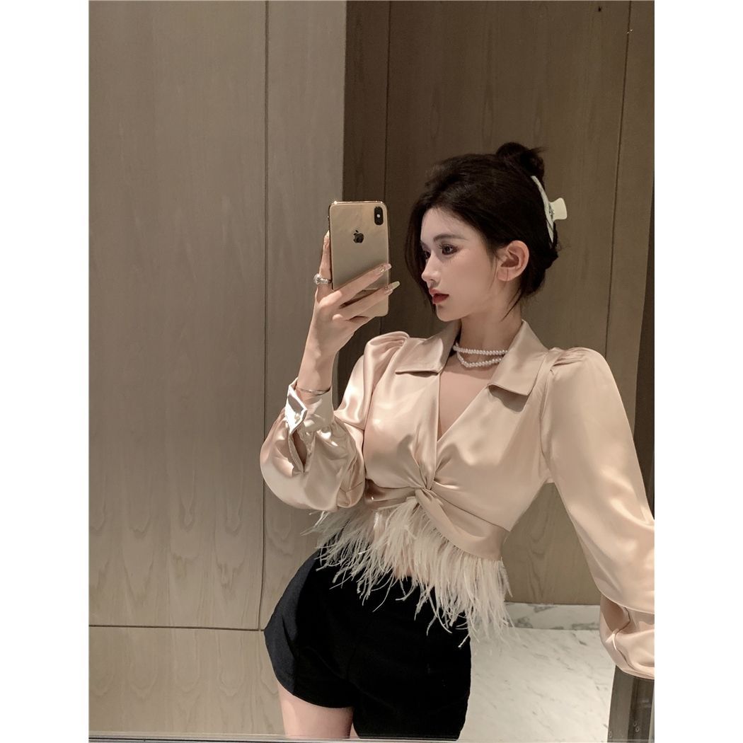 Autumn design short shirt