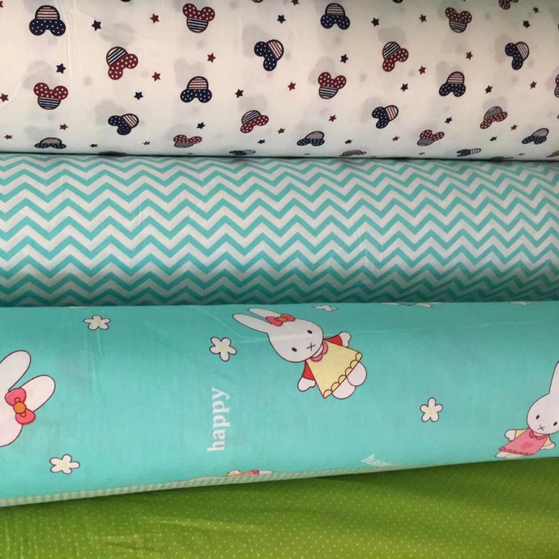 厂家直销窄幅1.6米全棉斜纹布料床品婴童布料睡衣布料幼儿园床品