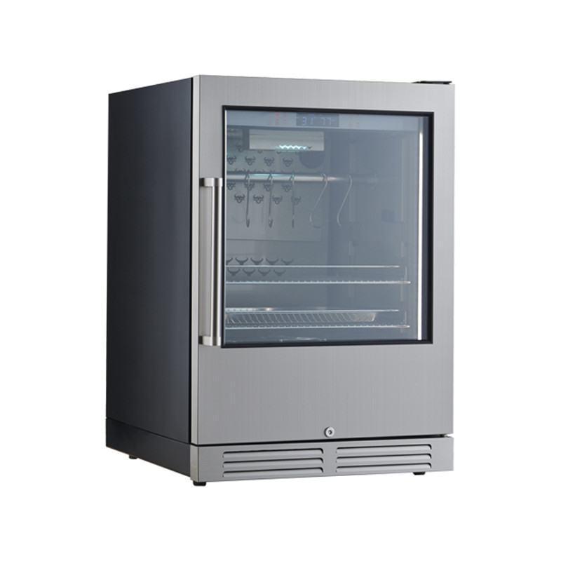 Cámara de maduración de carne, vitrina refrigerada para restaurante, uso comercial, fuente de alimentación de voltaje modificado, desacidificación de carne fresca húmeda, ecológica y de bajo consumo