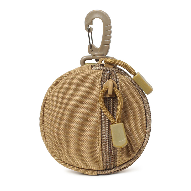 Huuyue Outdoor Key Bag Waterproof Coin Purse Headphone Protection Bag Edc Round Small Pocket Bag