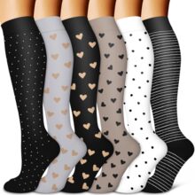 弹力袜压力袜小美腿运动袜sport running compression socks