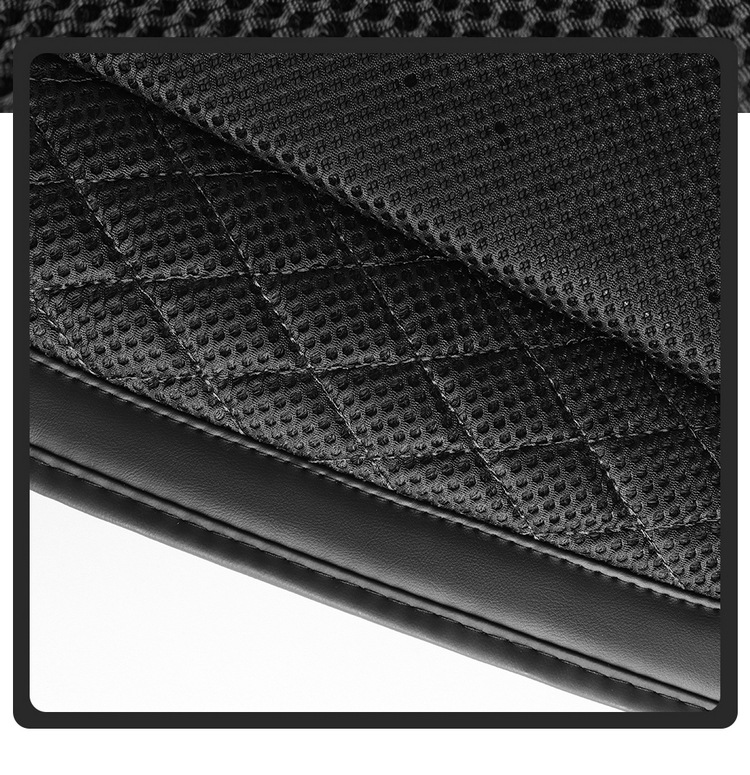 Car Seat Ventilation Pad 12V for Cars 24V for Trucks with Fan, Breathable Cooling Massage Lumbar Support Air Cushion for Summer