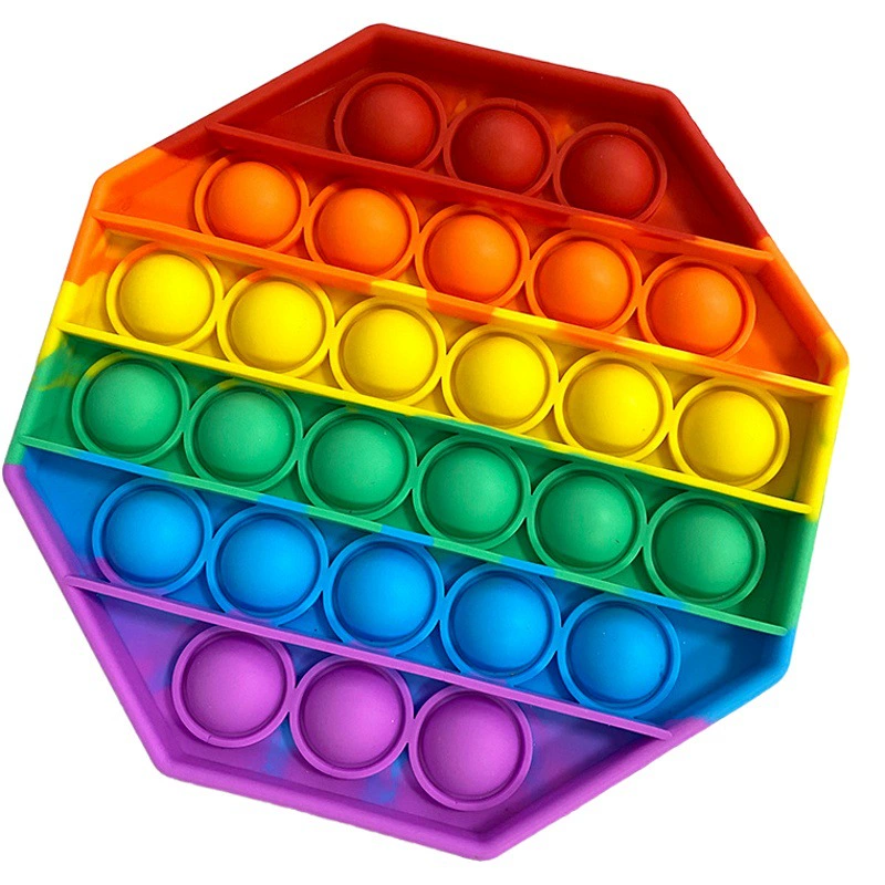 Оптовая продажа силиконовых антистрессовых игрушек-мышек-пузырьков, пионер в категории игрушек для снятия напряжения, светящиеся игрушки-пазлы с эффектом "пуш-поп".