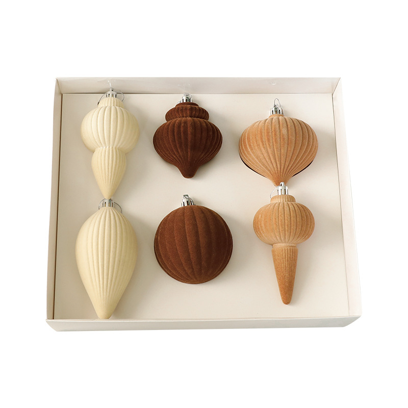 Fronteriza alienígena floquete bola de Navidad árbol de Navidad pequeño colgante vino rojo tinta verde bola de Navidad floquete decoración de Navidad