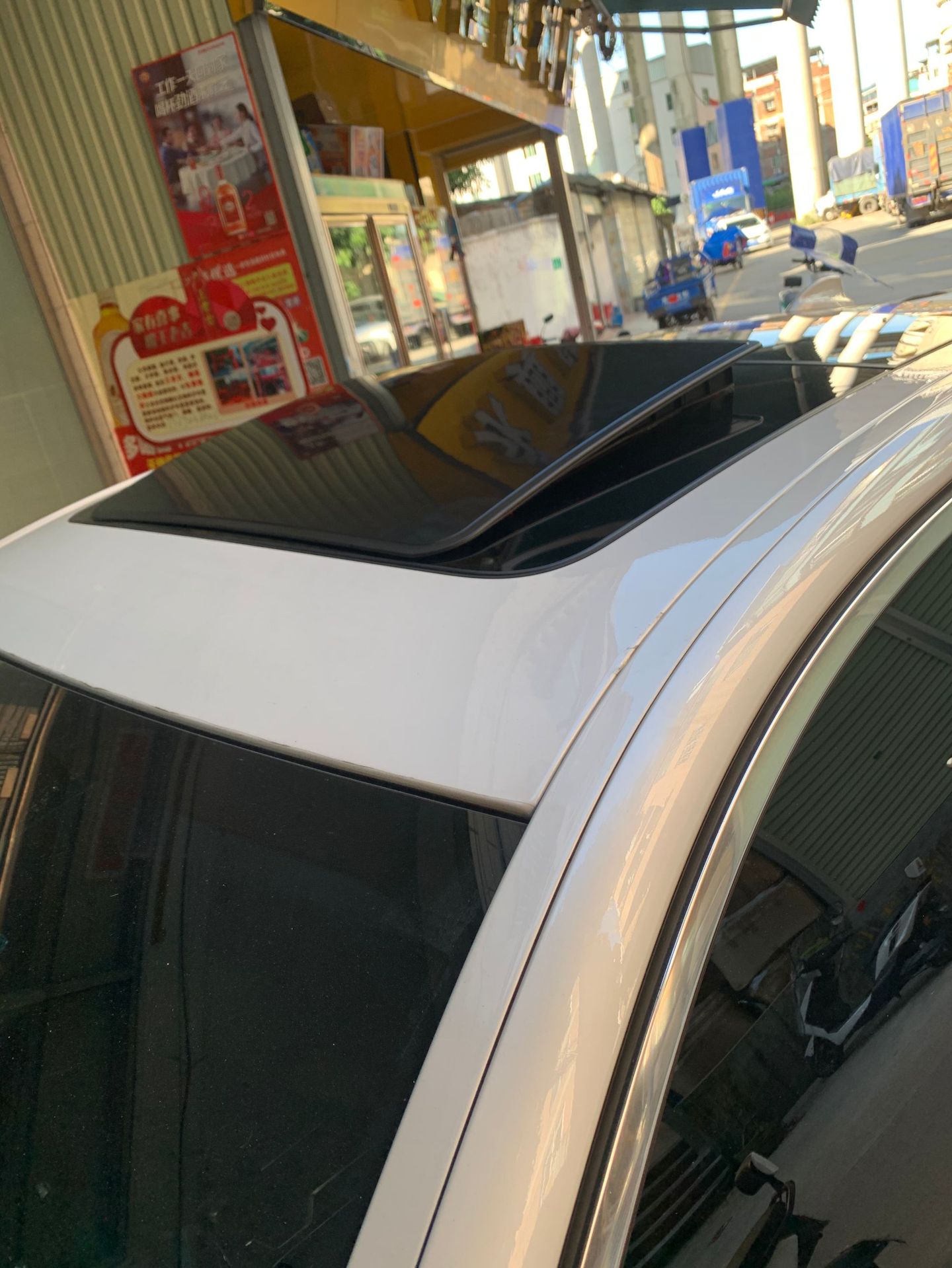 Car Black Simulated Sunroof Car Universal Fake Sunroof Sunshade Sunroof Car Durable Modified Decorative Paste