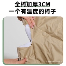 户外月亮椅露营折叠椅加棉便携桌椅沙滩椅钓鱼躺椅野餐桌椅子木质