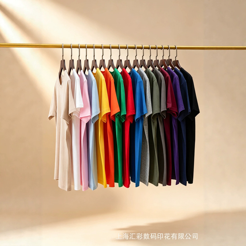 Pure Cotton Solid Color Round Neck Ag66000 Cross-Border 150g T-Shirt Men's Short Sleeve Wholesale Advertising Shirt with Printed Logo