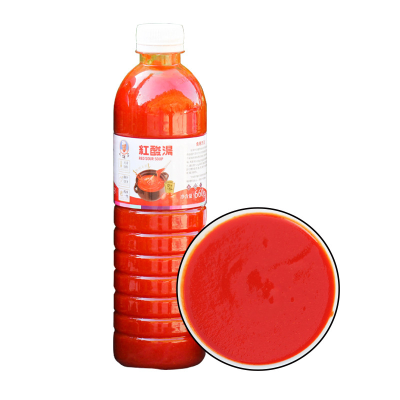 贵州酸汤刘胡子红酸汤凯里正宗土特产火锅低脂底料番茄苗家酸辣酱|undefined
