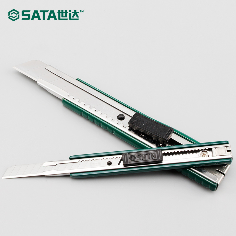 世达美工刀锌合金壁纸刀裁纸刀93424A/93425A