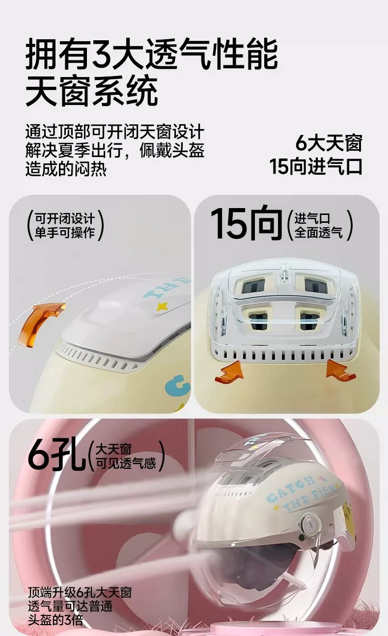 Electric vehicle helmet, new national standard 3C certified, suitable for all seasons, cartoon children's electric scooter half helmet, motorcycle safety helmet