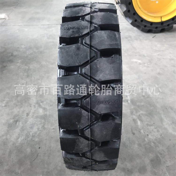 厂家直供650-10叉车轮胎650-10实心轮胎