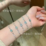天然蓝水镶嵌小清新手链