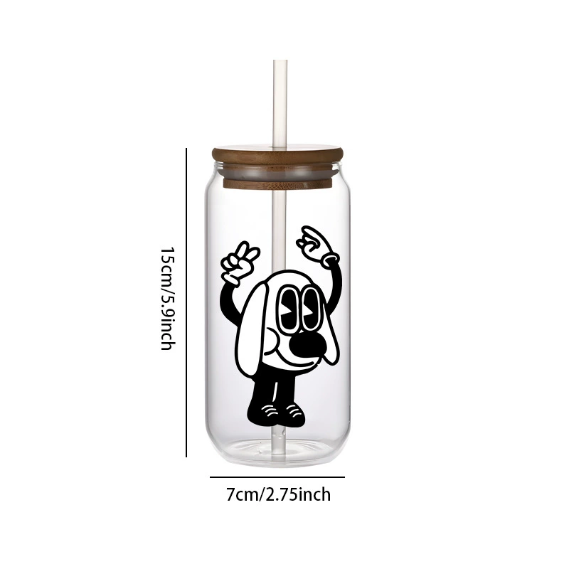 Glass, sticker, halloween, 3D