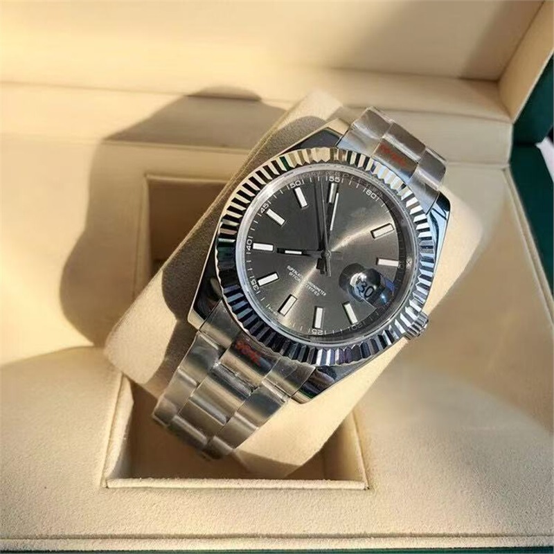 C Factory Datejust Watch Fully Automatic Mechanical Watch Men's Business Datejust Watch Dropshipping Available with 3 Beads or 5 Beads