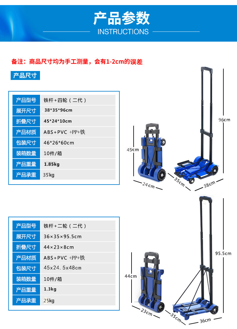 修改后折叠手推车2