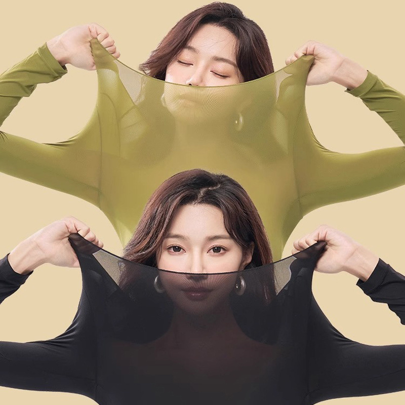 Bose Skin Beauty Clothes Autumn and Winter Base Warm suit Ultra-thin Invisible Base Shirt Underwear Mask Muscle Base Top Women