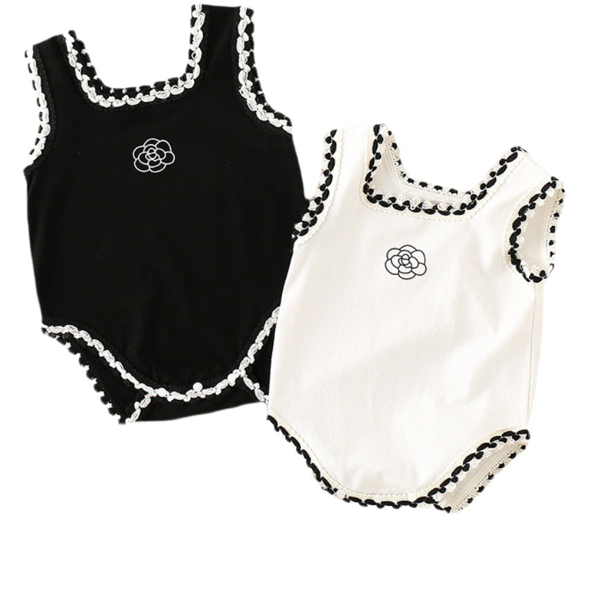 Ropa de bebé verano delgada vaina bebé niña mono verano recién nacido lindo princesa Luna Llena mameluco