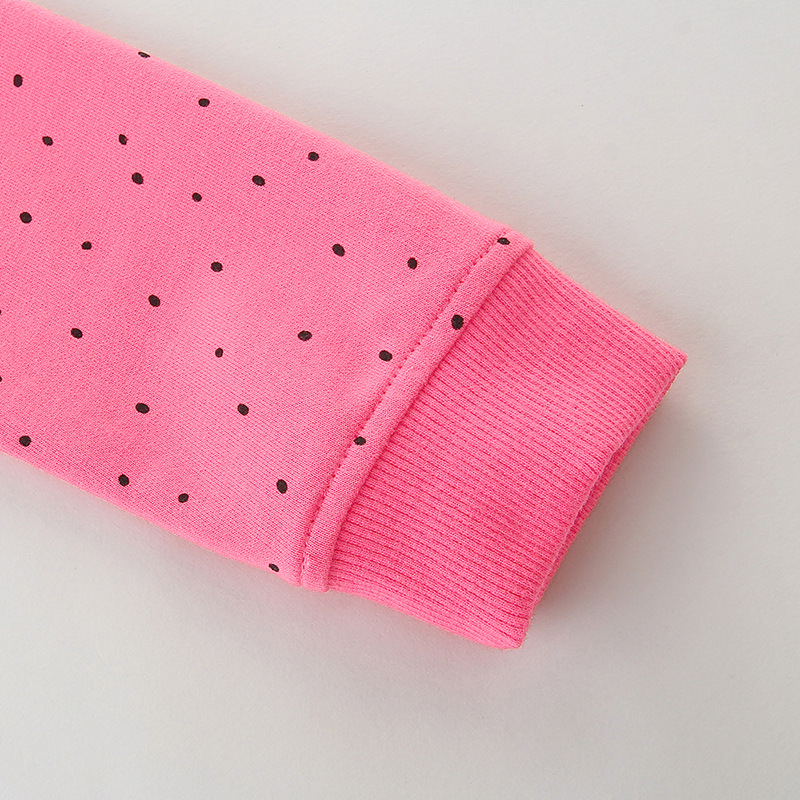 Sudadera de otoño para niñas con bordado de conejo a la moda, jersey infantil, top informal de manga larga estilo europeo y americano para bebé, venta al por mayor.