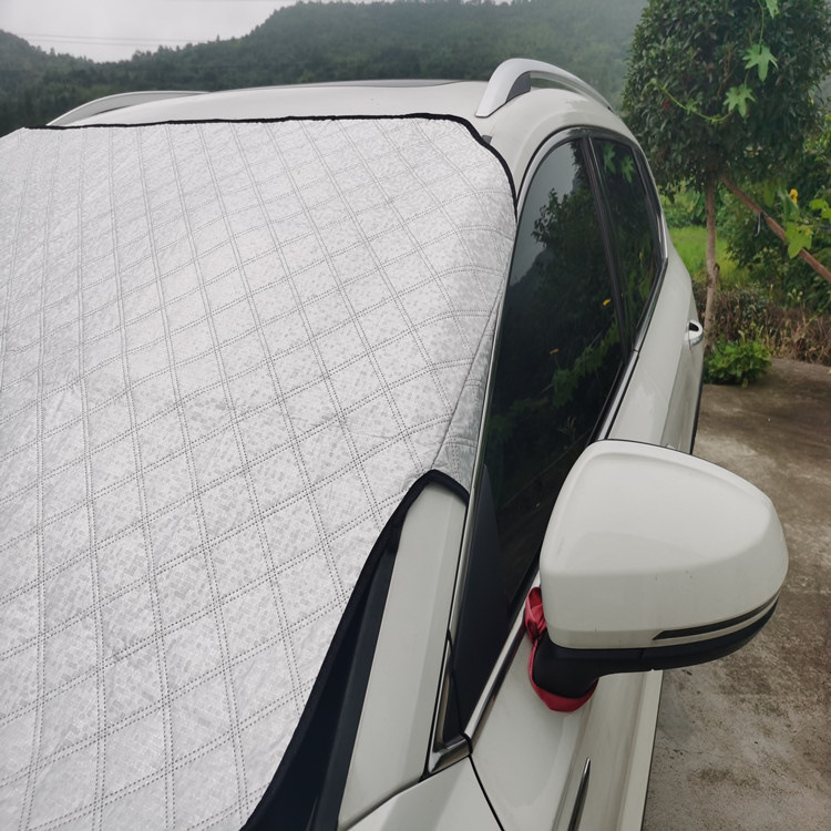 invierno para automóviles, protector solar, protector de nieve frontal, protector solar, protector de nieve, logotipo impreso, parabrisas, cubierta de nieve para automóviles