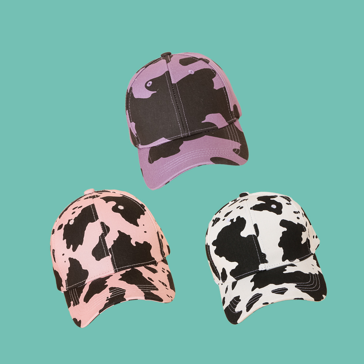 Cute Sunshade Cow Pattern Cap display picture 11