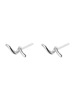 Line small design earrings, simple and elegant design, 925 sample silver, trend of season