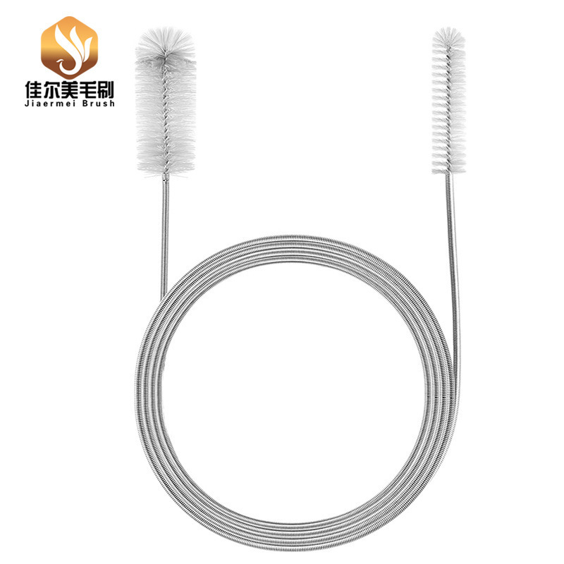 Double-Ended Aquarium Fish Tank Cleaning Brush, Elastic Nylon Cleaning Hose Brush, Long Drainage Duct Spring Brush Double-Ended Aquarium Fish Tank Cleaning Brush, Elastic Nylon Cleaning Hose Brush, Long Drainage Duct Spring Brush