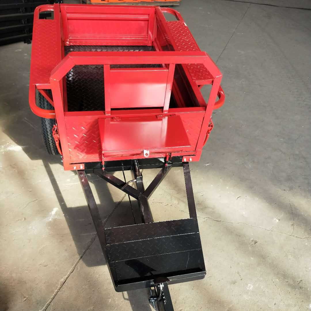 微耕机厂家生产加工微耕机配套拖车-微耕机农用拖斗配套钢圈轮胎