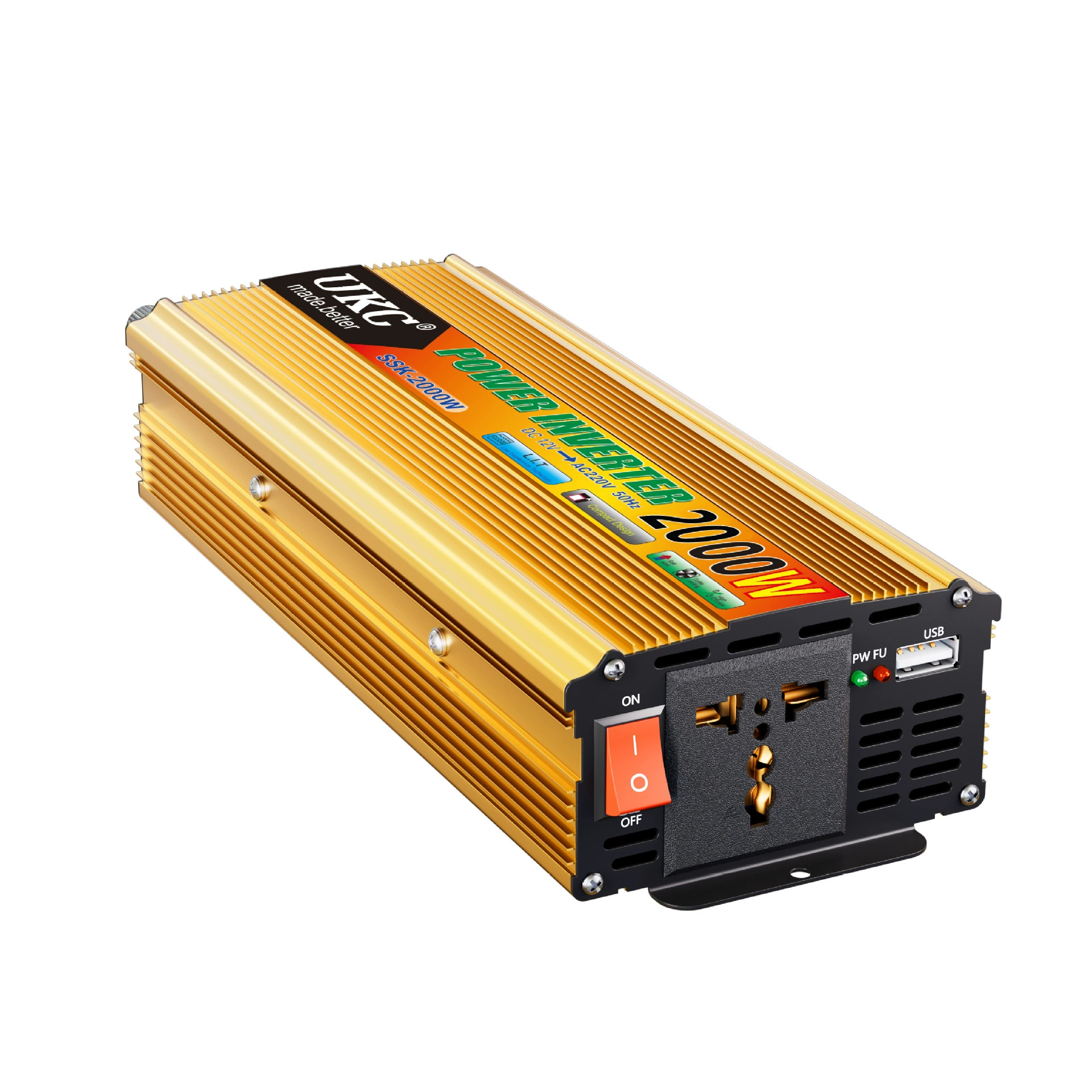 Трансформатор UKC на солнечной энергии, 12V/60V/220V