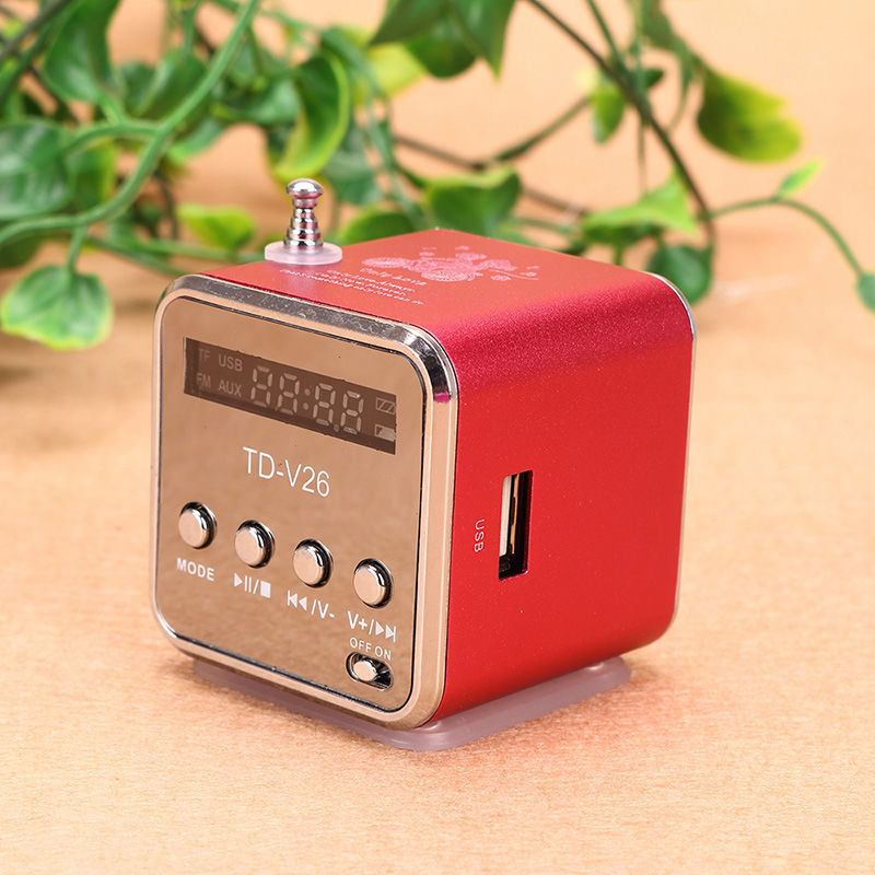 Lk充電可能な小型オーディオusbメモリ携帯カードのスピーカーのディスプレイミニmp3プレーヤーのラジオのスピーカー|undefined