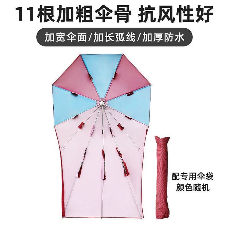 2025 tipo de tolva reforzado nuevo paraguas para motocicleta paraguas para automóviles eléctricos sin envío