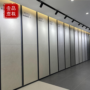 Plain matte 900*1800 micro cement rock plate living room kitchen bathroom floor tile villa hotel wall tile