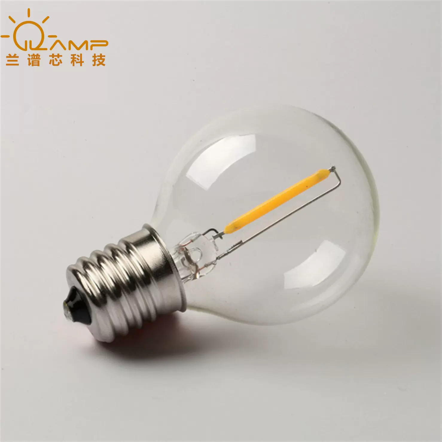 工厂直销太阳能3V球泡创意复古E12通用灯头G40透明灯泡led灯