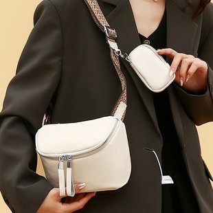 Bag Genuine Leather Chest Bag Korean Style Simple Crossbody Bag Trendy Waist Bag Mother Bag Crossbody Bag Niche Design