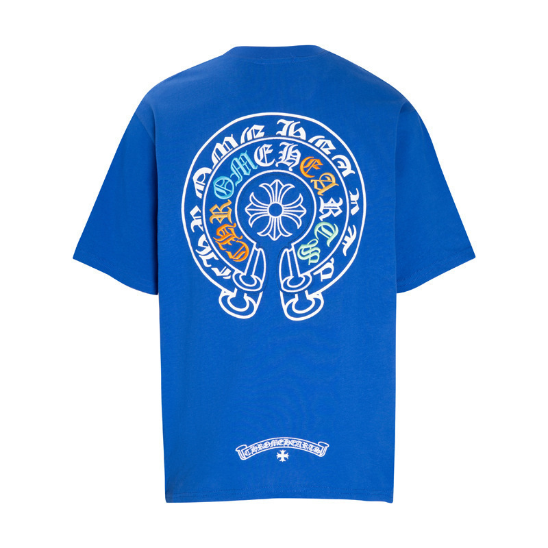 クロムハーツ カラークロスプリント半袖Tシャツ 男女兼用 25クロスボーダー 正規版|undefined