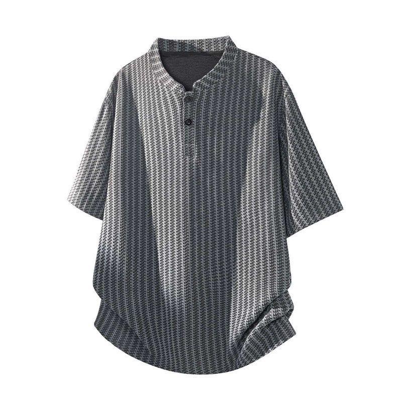 Fishbone Henry short-sleeve Hong Kong style T-shirt, summer top, American style, large size, loose fit, trendy brand, half-sleeve, 2026 new stylish design