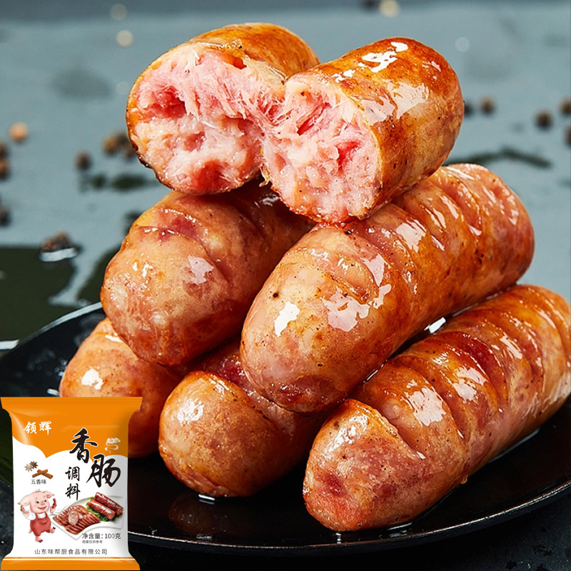 Sausage Seasoning Manufacturer, Household Sausage, Preserved Meat, Roast Sausage, Five-Spice Seasoning for Sausage, Sichuan-Style Spicy Bagged Sausage Seasoning