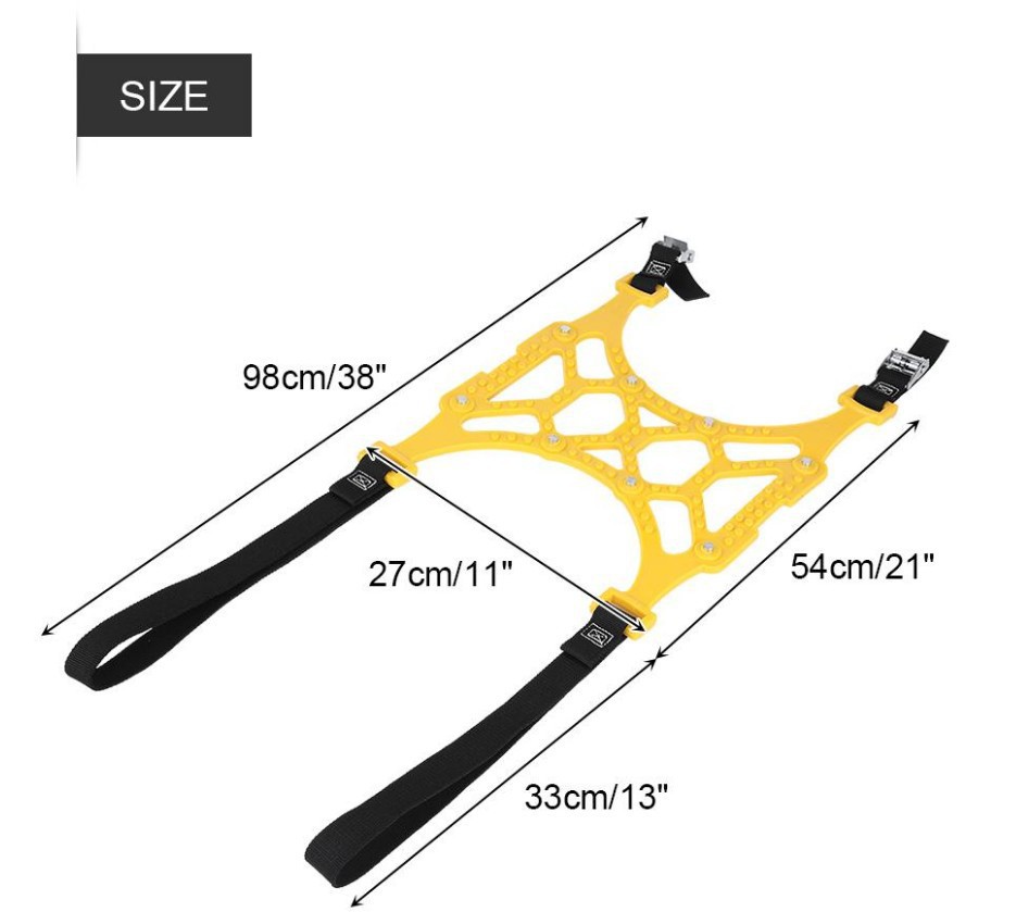 Universal Car Anti-Slip Chain Kit, Tire Emergency Snow Chain, Essential Snow Chain for Self-Driving Vehicles