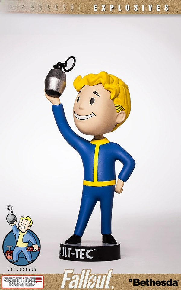 Радиация 4 Радио boy Fallout Q Edition 1 поколения 7 Шейк Хэд Vault Boy Коробка кукла
