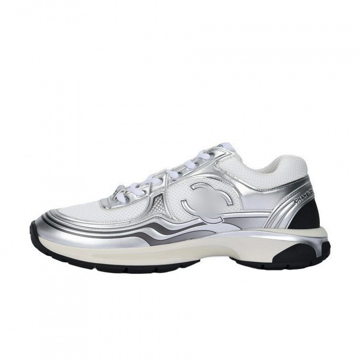 New Style Original Chanel-Inspired C Brand Unisex Leather Mesh Breathable Sneakers, Fashionable Versatile Casual Shoes for Cross-Border Sales