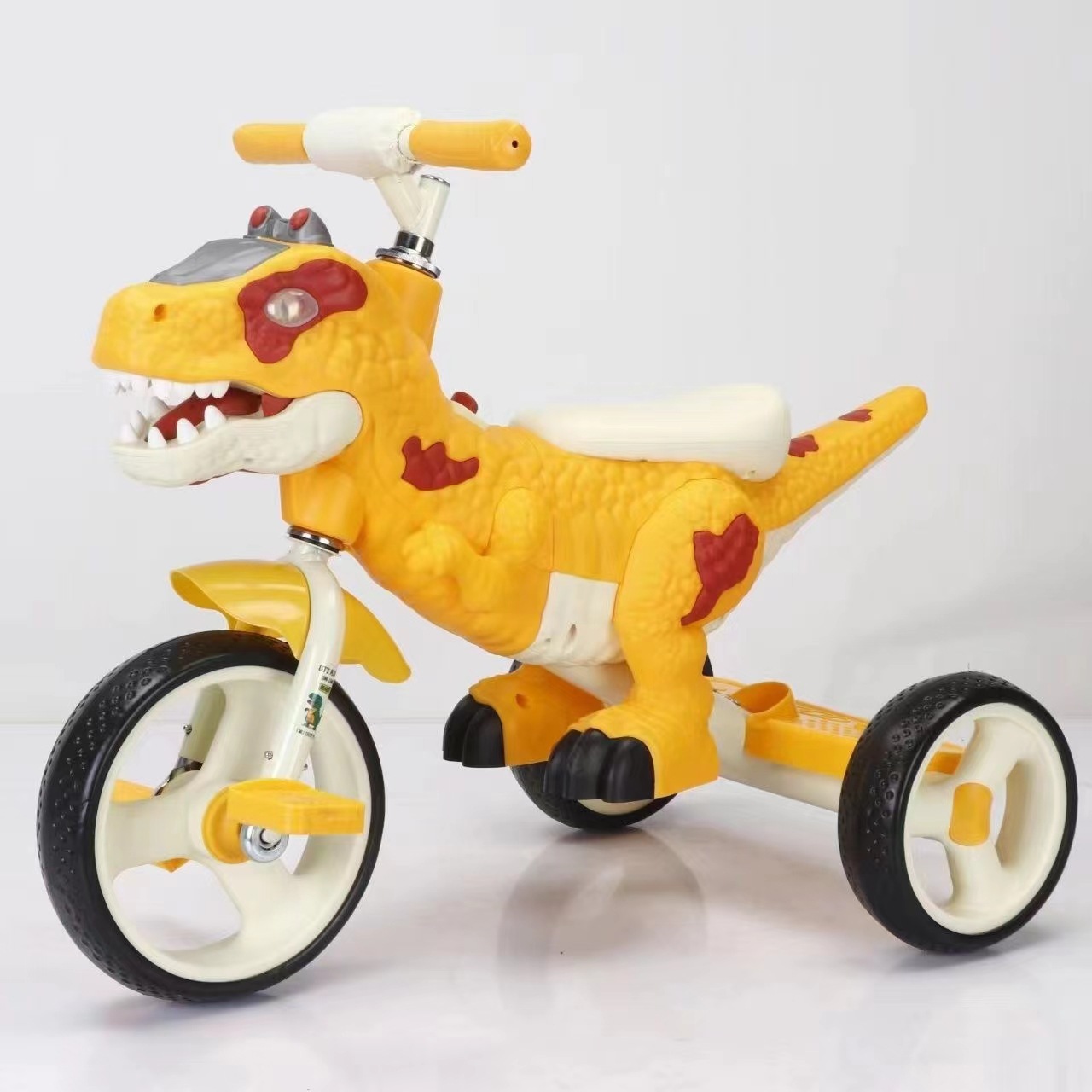 Coche de equilibrio para niños nuevo dinosaurio patineta 2 - 3 - 6 años de edad sin pedal bicicletas de doble rueda coche de juguete deslizante