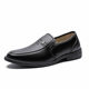 Leather Shoes Men's Business Formal Shoes British Korean Style Black Casual Leather Shoes Youth Work Men's Leather Shoes