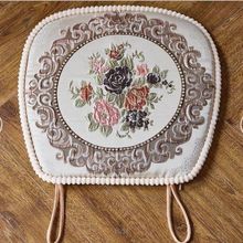 欧式提花红木沙发坐垫加厚可拆洗餐椅垫厂家代发