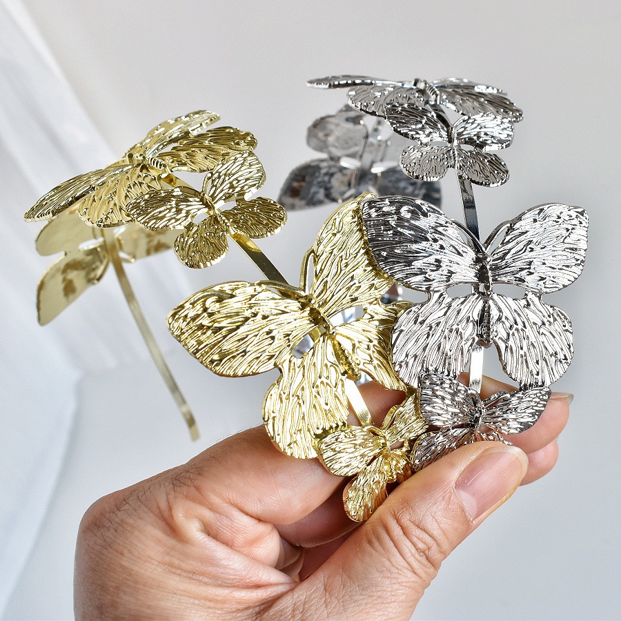 100g Weight Hair Band Hair Accessories Type 1 Piece Quantity Date, Tea Party Occasion Artificial Crystal Material Butterfly, Bow Knot Pattern All Seasons Season Women's Gender Princess, Shiny Style Princess Shiny Women's Butterfly Bow Knot Artificial Crystal Hair Band 19