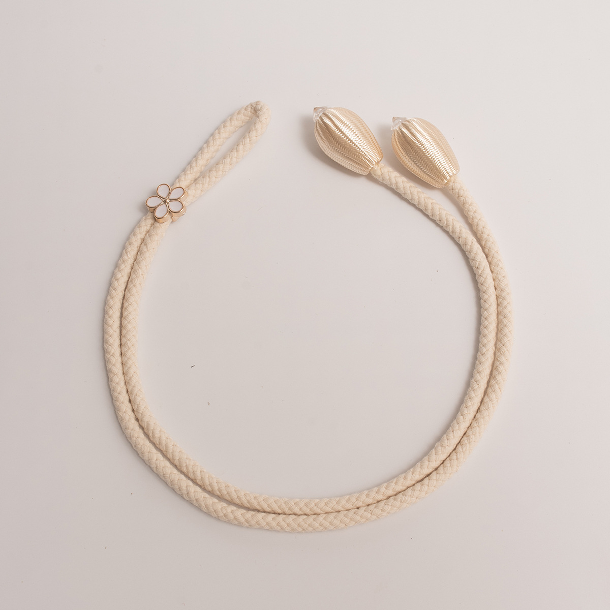 SHEIN transfronterizo venta caliente cortina simple cinturón cortina hebilla cortina sala de estar europea y americana cortina dormitorio cortina cordón fábrica al por mayor