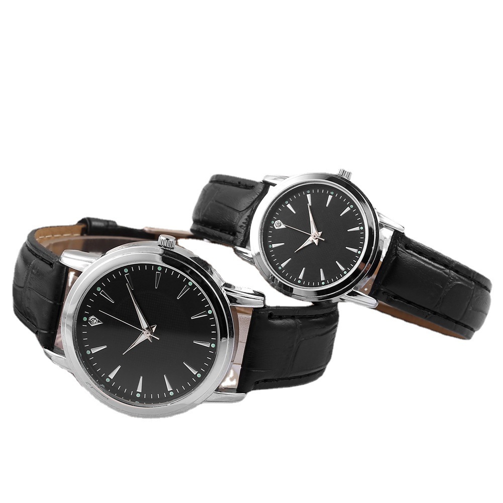 Nachtpaar, leuchtende Nadel, Damenuhr, Herren-Quarzuhr_voghion.com