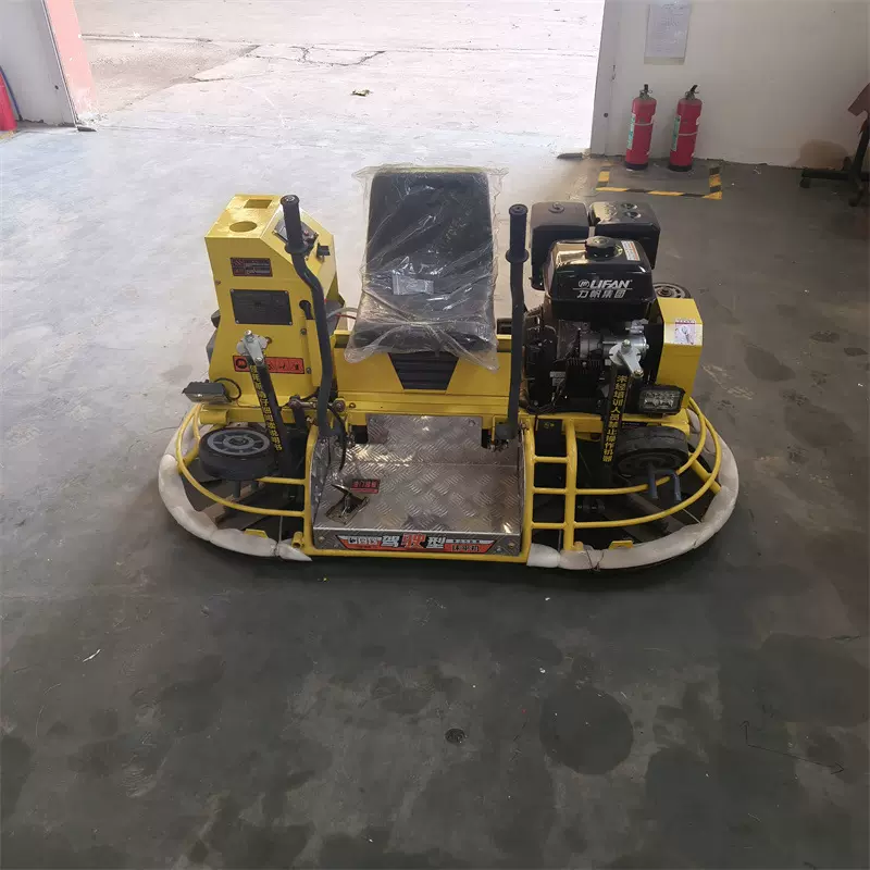 1米混凝土地面收光机双圆盘座驾抹光机汽油柴油驾驶型磨光机