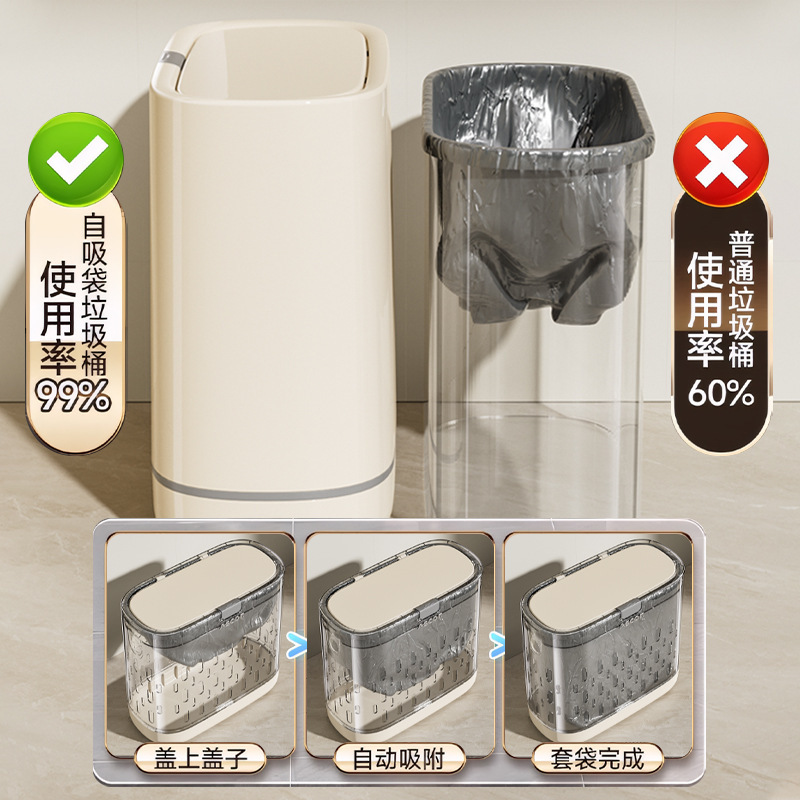 隙間ゴミ箱 浴室・トイレ専用 2025年新作 家庭用 蓋付き 大容量 リビング キッチン 高価値|undefined