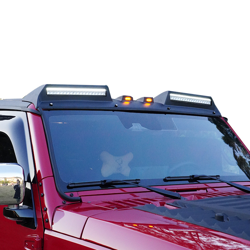 Tenxinrui es adecuado para Beijing BJ40plus L c coche modificado con luz arenisca bloque reflector techo accesorios